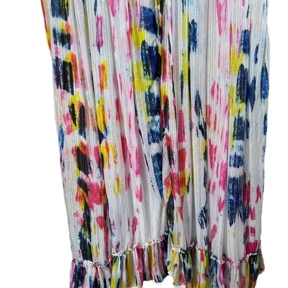 HEMANT & NANDITA Jorah Colorful Midi Dress - Picture 5 of 5